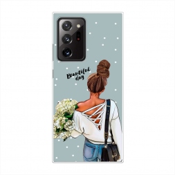 Силиконовый чехол Beautiful day на Samsung Galaxy Note 20 Ultra