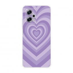 ����������� ����� Violet heart latte �� Xiaomi Redmi Note 11T Pro Plus