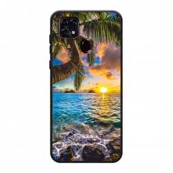 Матовый силиконовый чехол Восход 5 на ZTE Blade 20 Smart