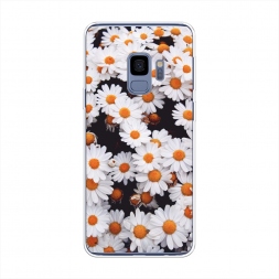 Силиконовый чехол Ромашковое поле на Samsung Galaxy S9