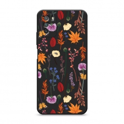 ������� ����������� ����� Orange Purple flowers �� Xiaomi Poco M3