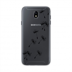 Силиконовый чехол Летящие одуванчики на Samsung Galaxy J7 2017