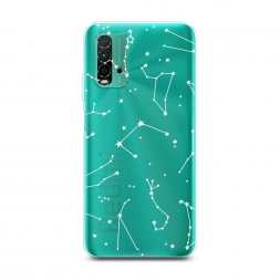 Силиконовый чехол Созвездия на Xiaomi Redmi 9T