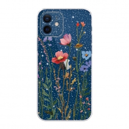 Блестящий Высокие цветы на iPhone 12 mini