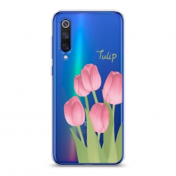Силиконовый чехол Тюльпаны рисунок 1 на Xiaomi Mi9 SE