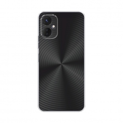 Силиконовый чехол Чёрный винил на Tecno Spark 9 Pro