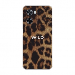 Силиконовый чехол Wild на леопарде на Oppo A77 4G
