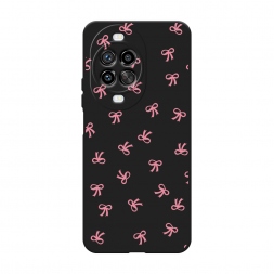 Матовый силиконовый чехол Маленькие розовые бантики на Huawei Nova 14 Pro