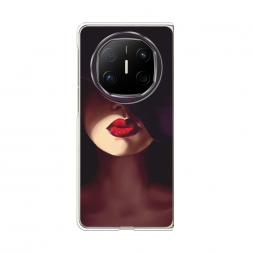 Силиконовый чехол Красные губы на Huawei Mate X6
