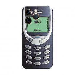 Матовый силиконовый чехол Нокия на iPhone 14 Pro