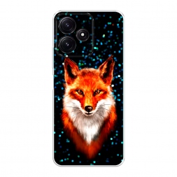 Силиконовый чехол Волшебная лиса на Poco M6 Pro 5G