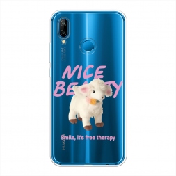 Силиконовый чехол free therapy на Huawei P20 Lite