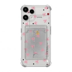 Карман Маленькие розовые бантики на Nothing Phone 3a lite