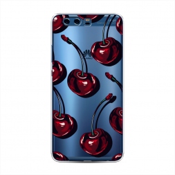 Силиконовый чехол Сочные черешни 4 на Huawei P10 Plus