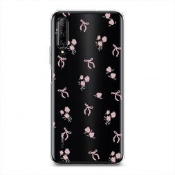 Силиконовый чехол Розы и ленточки на Huawei Y9s