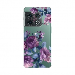Силиконовый чехол Purple Blossoms на OnePlus 10 Pro