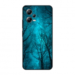 Матовый силиконовый чехол Сказочный лес на Xiaomi Poco X5 5G