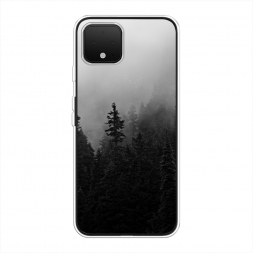 Силиконовый чехол Туманный лес на Google Pixel 4
