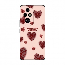 Матовый силиконовый чехол Большая ответственность 1 на Honor 200 Pro