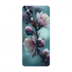 Силиконовый чехол Цветущая веточка на Xiaomi 12 Pro