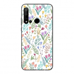 Силиконовый чехол Полевые цветы рисунок на Huawei Nova 5i