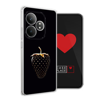 Силиконовый чехол Black strawberry на Realme GT Neo 6 SE