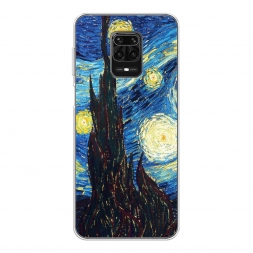 Силиконовый чехол Ван Гог Звездная ночь на Xiaomi Redmi Note 9S