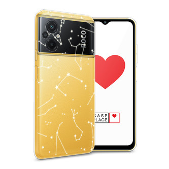 Силиконовый чехол Созвездия на Xiaomi Poco M5