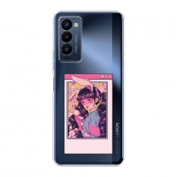 Силиконовый чехол Anime window на Tecno Camon 18P