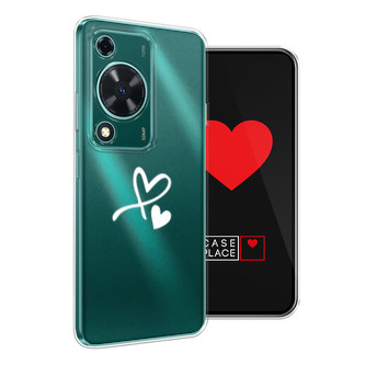 Силиконовый чехол Сердечко минимализм на Huawei Nova Y72
