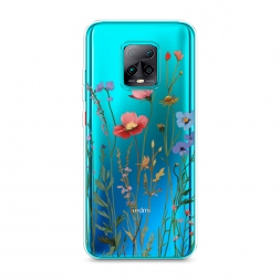 Силиконовый чехол Высокие цветы на Xiaomi Redmi 10X Pro 5G