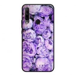 Матовый силиконовый чехол Пионы сиреневые на Honor 9X Premium
