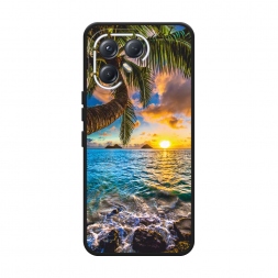 Матовый силиконовый чехол Восход 5 на Tecno Pova 7 Ultra