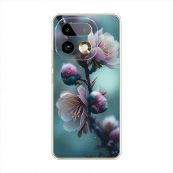 Силиконовый чехол Цветущая веточка на Realme 16 Pro Plus