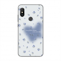 ����������� ����� Blooms in time blue �� Xiaomi Redmi Note 6 Pro