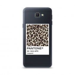 Силиконовый чехол Pantone leopard на Samsung Galaxy J5 Prime 2016