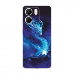Силиконовый чехол Лунный дракон на OPPO A5x