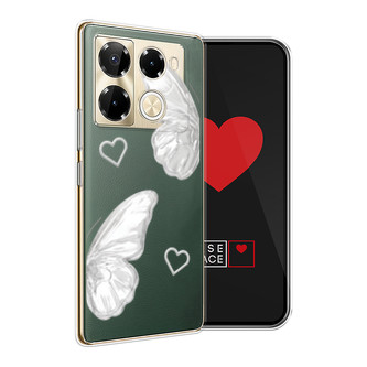 ����������� ����� white butterflies 2 �� Infinix Note 40 Pro Plus