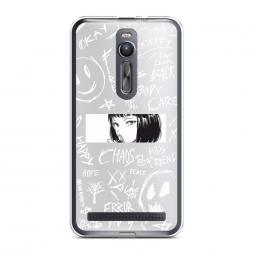 ����������� ����� Manga graffiti white �� Asus Zenfone 2 ZE550ML/ZE551ML