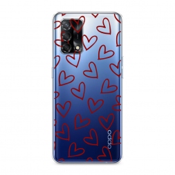 ����������� ����� Little hearts doodles 2 �� Oppo A74