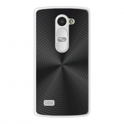 Силиконовый чехол Чёрный винил на LG Leon (H324)