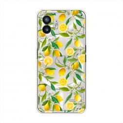 Силиконовый чехол Сочные лимоны на Nothing Phone 2