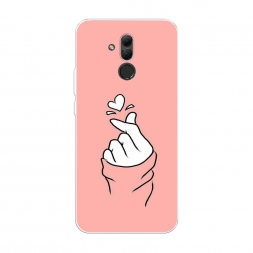 Силиконовый чехол Любовь-щелк на Huawei Mate 20 Lite