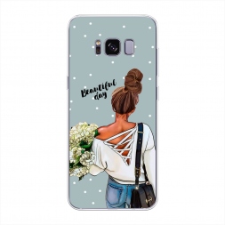 Силиконовый чехол Beautiful day на Samsung Galaxy S8 Plus