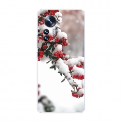 Силиконовый чехол Зима 8 на Xiaomi 12 Pro