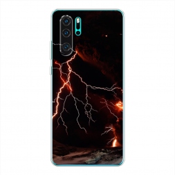 Силиконовый чехол Молния 4 на Huawei P30 Pro
