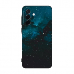 Матовый силиконовый чехол Синий космос на Samsung A37 5G