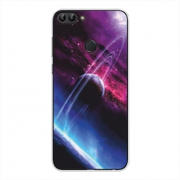 Силиконовый чехол Космос 17 на Huawei P Smart