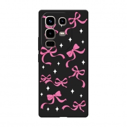 Матовый силиконовый чехол Милые ленточки на Infinix Note 50