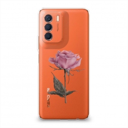 Силиконовый чехол Меланхоличная роза на Infinix Zero 5G 2023